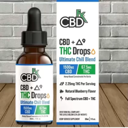 CBDfx Ultimate Chill Blend CBD + D9 Drops
