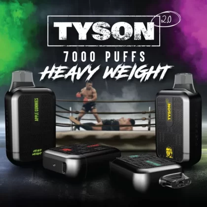 Tyson 2.0 Heavy Weight Rechargeable Disposable – 7000 Puffs - Coconut