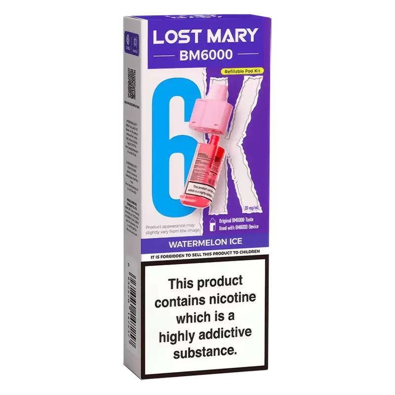 Lost Mary BM6000 Banana Ice Prefilled Pods