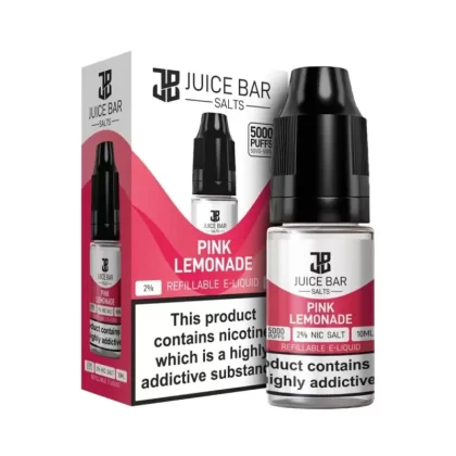 Pink Lemonade 5x 10ml Nic Salt Juice Bar 5000 E Liquid