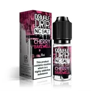 Double Drip Nic Salts Eliquid Cherry Bakewell Tart
