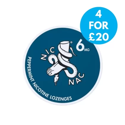 Nic Nac 6mg Nicotine Lozenges - Blood Orange, Classic; Vape Product (43FDE7)