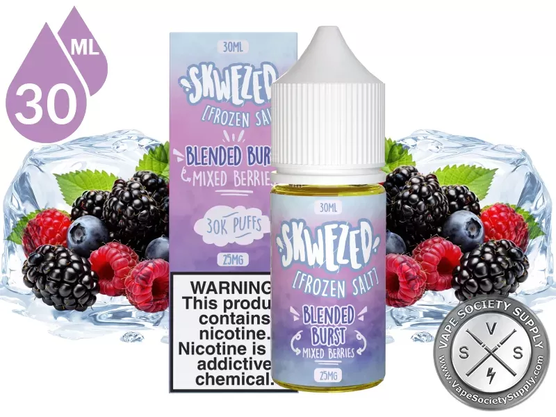 Mixed Berries Iced SKWEZED SALT 30ml