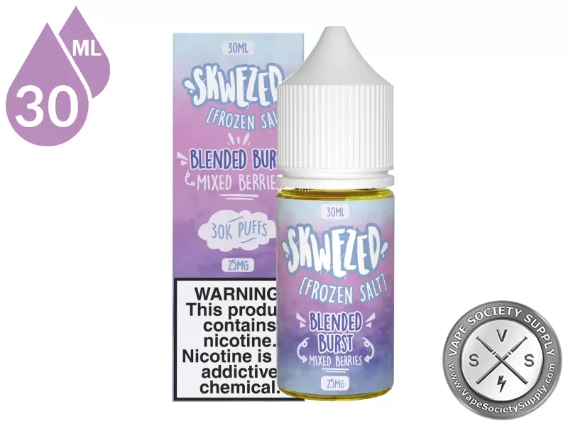 Mixed Berries Iced SKWEZED SALT 30ml - Image 3
