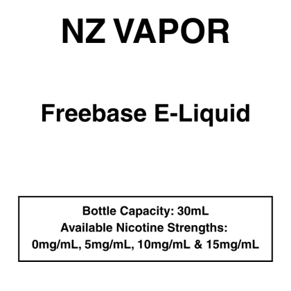 NZ VAPOR / VAPURE 60ml E-liquid