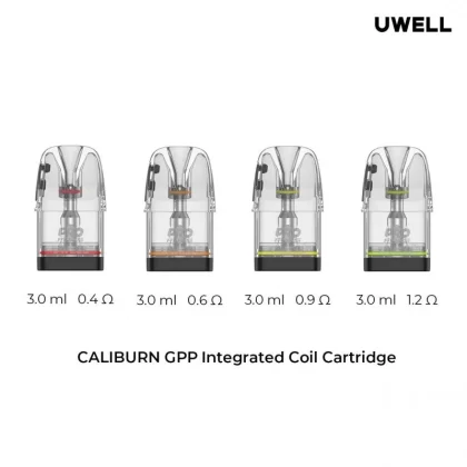 Uwell Caliburn GPP Integrated Pods 3pk - 0.6ohm (3ml) - Vapeciga