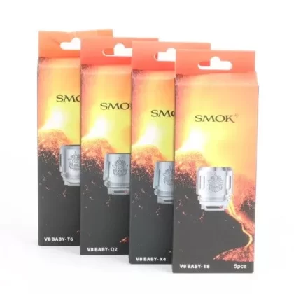 SMOK TFV8 BABY COILS | M2 | Q2 | Q4 | X4 | T6 | T8 | T12 | MESH | STRIP Baby Big Family