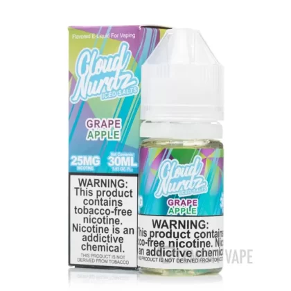 ICED Grape Apple – Cloud Nurdz Salts – 30mL