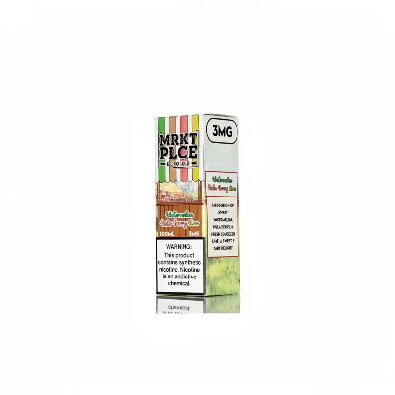 MRKT PLCE E-Liquid – Watermelon Hula Berry Lime – 100mL - Image 3