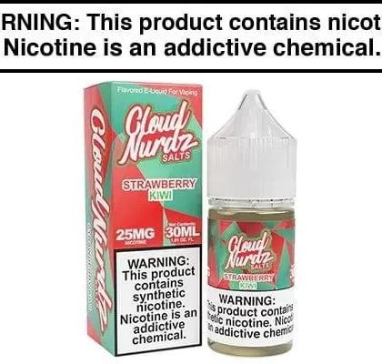 STRAWBERRY KIWI BY CLOUD NURDZ SALT 30ML - Vapejuice