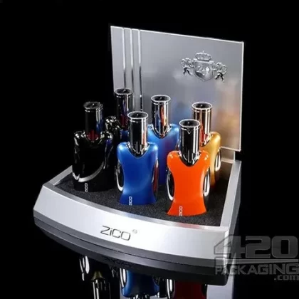 ZiCO ZD46 Metallic Mini Torch Lighters Display
