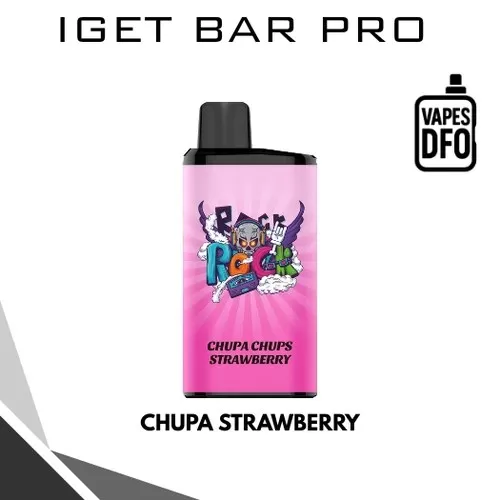 Chuppa Chupps Strawberry – IGET BAR PRO - Non-rechargeable / IGET / Medium / Strawberry / Beverage & Dessert