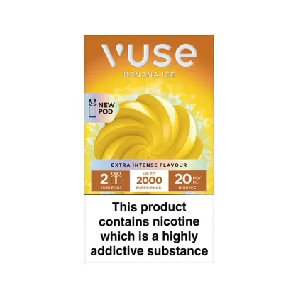 Vuse Extra Intense Banana Ice Pods (2 Pack) - Strength#20mg>10mg (6E9363) (6E9363)