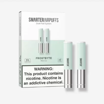 Frostbyte – Smarter AirPuffs Flavored Nicotine Pods – Mint Ice