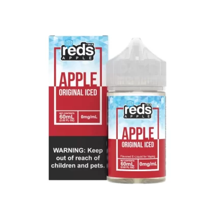 Reds Apple Original Iced 60mL eJuice - Vape Product; Vape Product, Vape Product