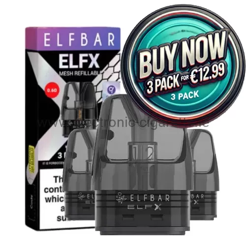 Elf Bar ELFX Replacement Pod Cartridge (3PCS)