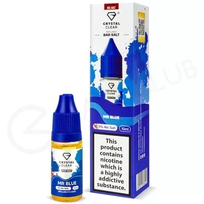 Mr Blue Nic Salt E-Liquid by Crystal Clear - Ecigpremium