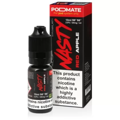 Nasty Juice PodMate Red Apple E Liquid 10ml - Nicotine Strength#20mg>10mg (BA1452)