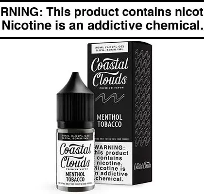 MENTHOL TOBACCO BY COASTAL CLOUDS SALT 30ML - Vapejuice