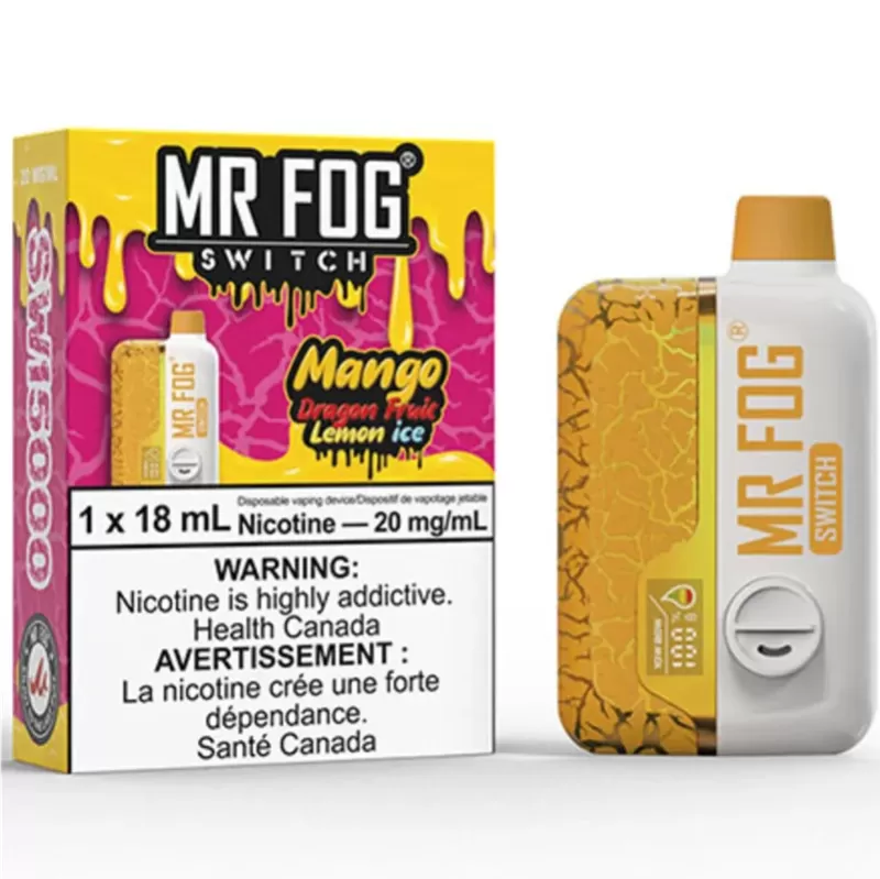 MR FOG SWITCH SW15000 Disposable Vape – Mango Dragon Fruit Lemon Ice