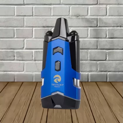 Tsunami Duo Dual Tank 600mAH 510 Thread Vaporizer - color#Black>Blue