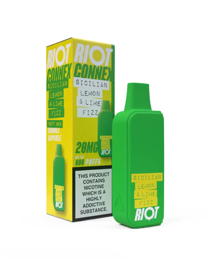 Sicilian Lemon & Lime Fizz Riot Connex Pod - 20mg (2%)