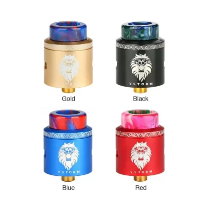 Vapor Storm Lion RDA Atomizer - Red