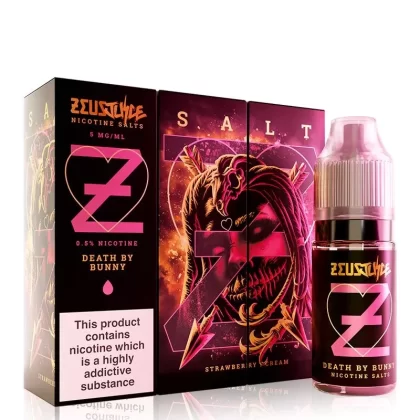 Death By Bunny Salt By Zeus Juice 10ml - Nicotine Strength#5mg (Salt)>10mg (Salt)>20mg (Salt) (B900CD)