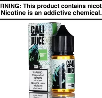 Mighty Mint by Cali Juice Salt Nic 30ML - Vape Product, Vape Product (65A084)