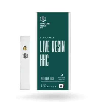 Live Resin HHC Disposable: Knockout - Ejuicewarehouse