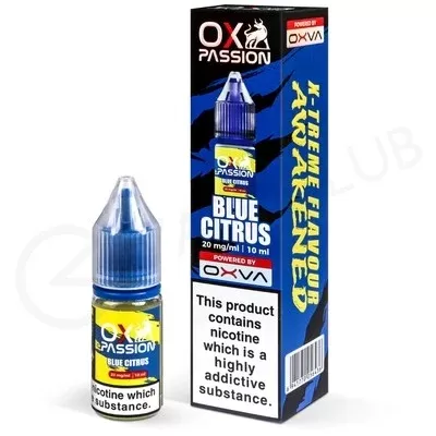 Blue Citrus Nic Salt E-Liquid by Ox Passion - Ecigpremium