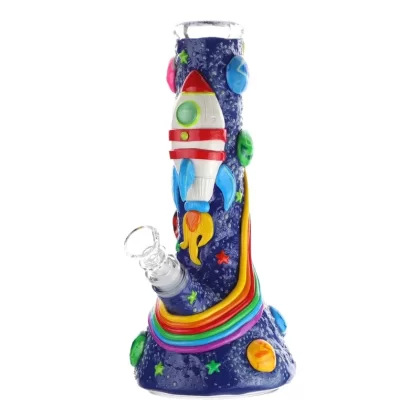 GITD Ground Control Beaker Bong – 10in - Vape Store