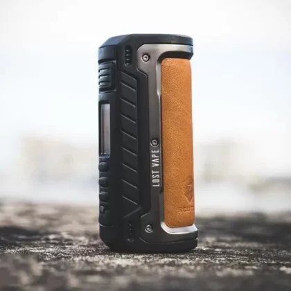 LOST VAPE HYPERION DNA 100C - Color#BLACK CARBON FIBER>GUNMETAL CARBON FIBER>GUNMETAL CALF LEATHER>BLACK CALF LEATHER>GREEN SPLATTER>RED SPLATTER>BLUE SPLATTER