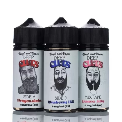Vinyl and Vapor Deep Cuts - No Nicotine Vape Juice - 100ml (DISCONTINUED) - Side B: Psycho Cruller