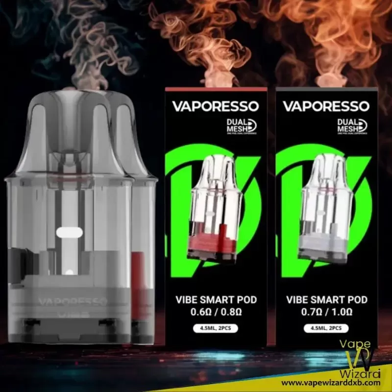 Vaporesso Vibe and Vibe SE Smart Pod 2 in 1 Pack Cartridge - Vapewizarddxb