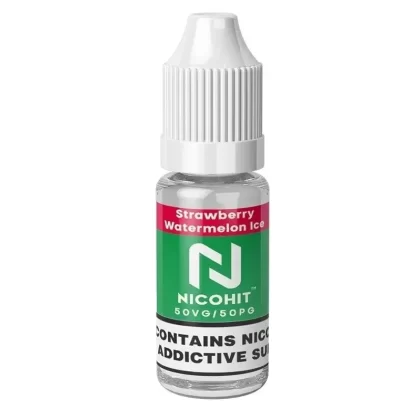 Strawberry Watermelon Ice 50/50 E-Liquid Nicohit (10 X 10ml)