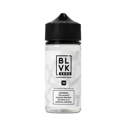 Flavorless BLVK ZERO 100mL - 12MG
