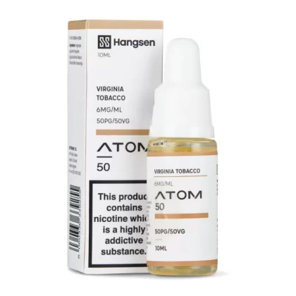 Virginia Tobacco E-Liquid Atom 50 Series by Hangsen (10ml) - 12mg