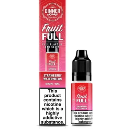STRAWBERRY WATERMELON BAR SALTS DINNER LADY FRUIT FULL 10ML E-LIQUID