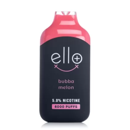 BLVK Ello Plus Disposable Vape –Bubbamelon Ice 50mg (6000 Puffs)
