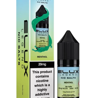 Menthol Nic Salt By Elux Legend