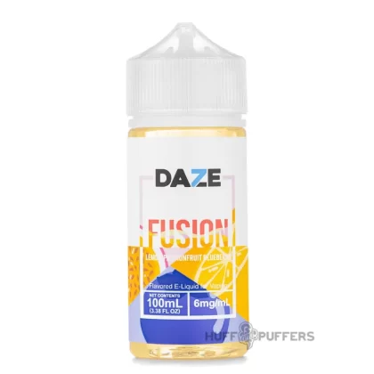 Daze Fusion – Lemon Passionfruit Blueberry 100mL - Vape Product, Vape Product