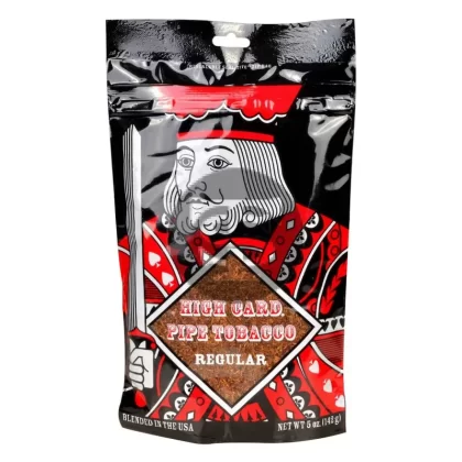 High Card Regular Pipe Tobacco 5 oz. Bag - Vape Store