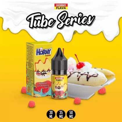 Banana Strawberry Split SaltNic by Horny Flava - 50 mg / 30 ml