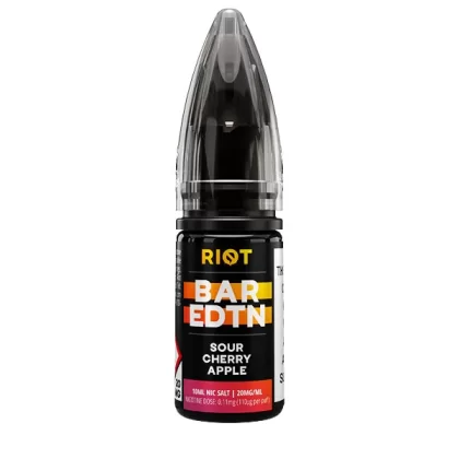 Sour Cherry Apple BAR EDTN Riot Squad Nic Salt E-Liquid - 20mg