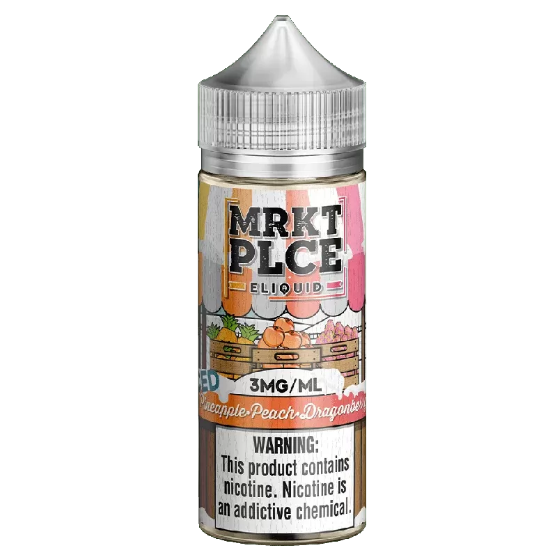 ICED Pineapple Peach Dragonberry – MRKT PLCE – 100mL