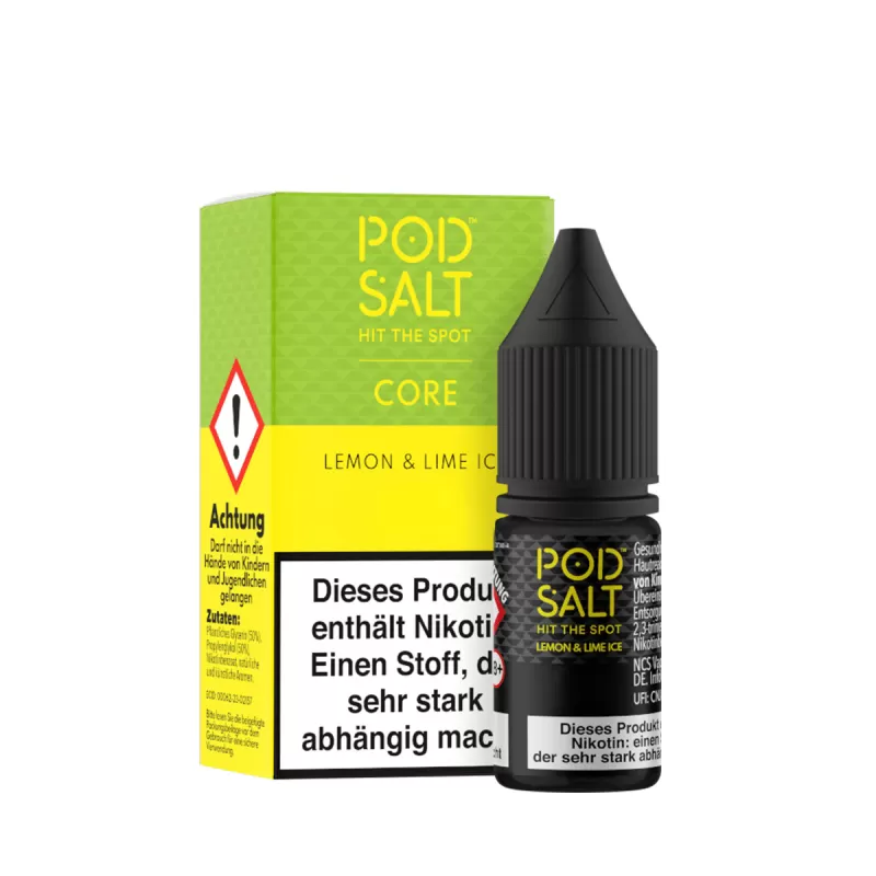 Podsalt Core – Lemon & Lime Ice - Vapebazar - Image 3
