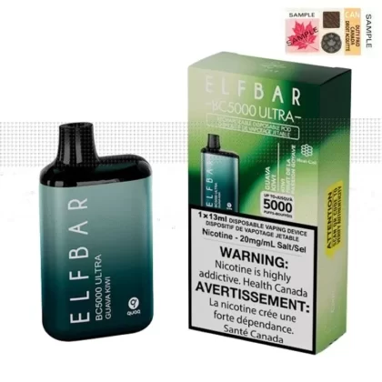 ELF BAR BC5000 ULTRA Disposable Vape – Guava Kiwi