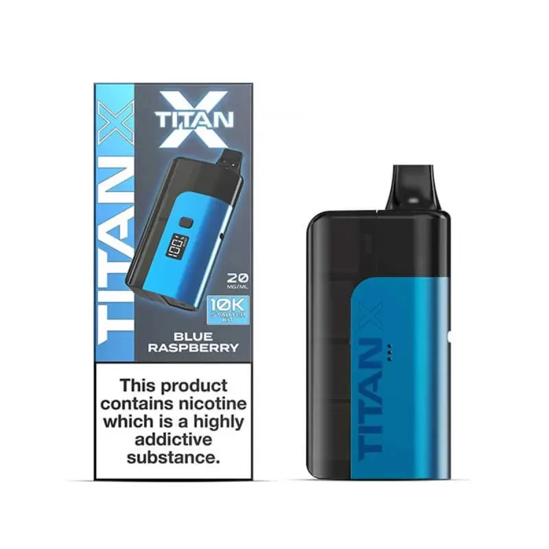 Titan X 10000 Puffs Prefilled Pod Vape Kit - Blackcurrant - Image 3