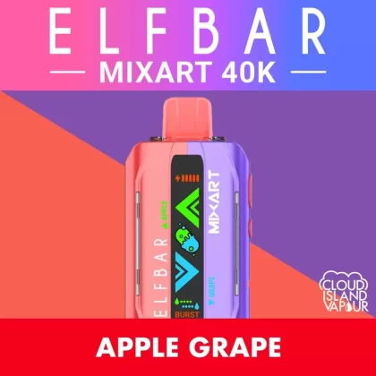 ELF BAR MIXART 40K Disposable Vape – Apple Grape